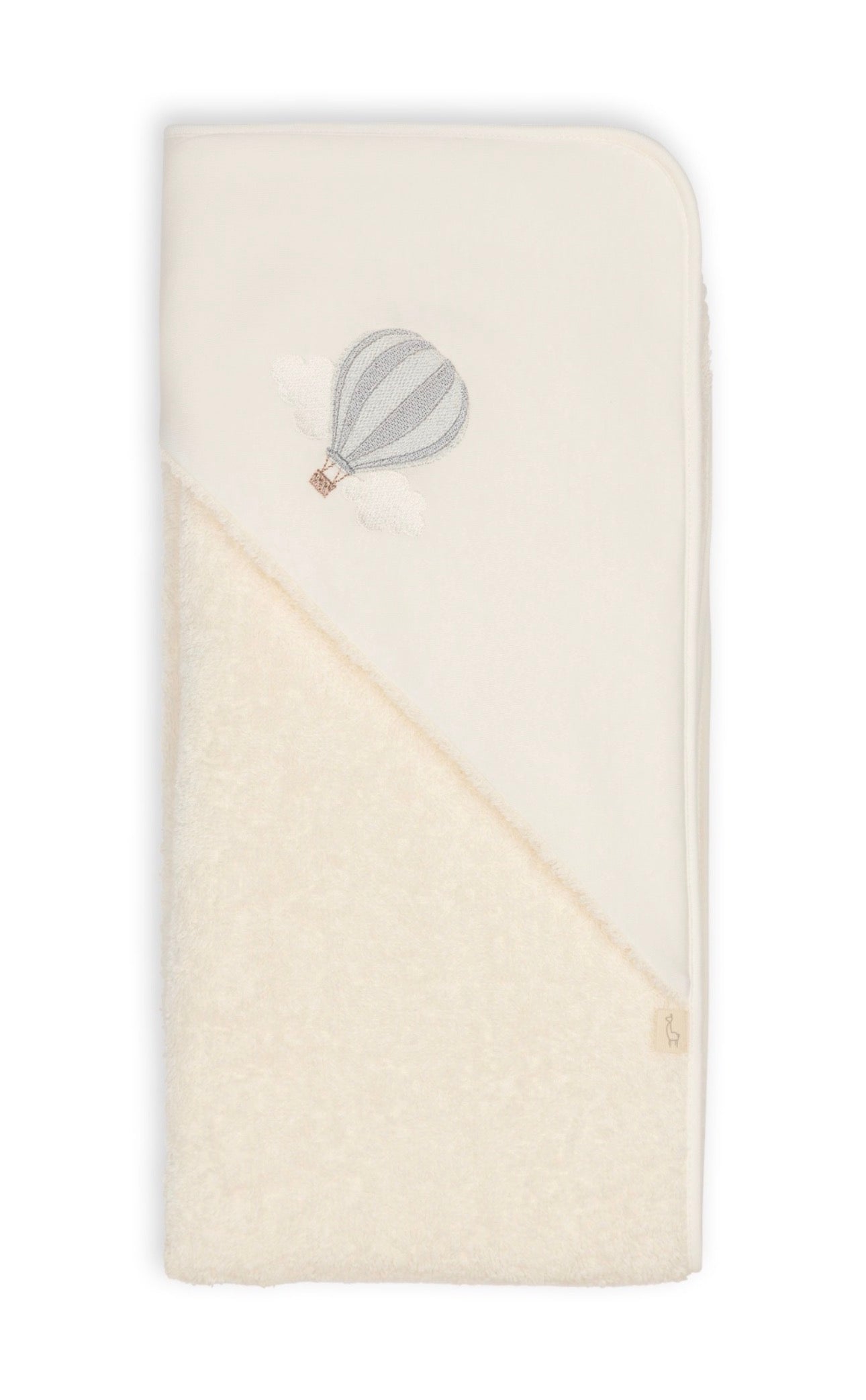Baby Gi Hot Air Balloon Hooded Towel –Cream