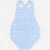Pastel Blue Spanish Knit Baby Romper
