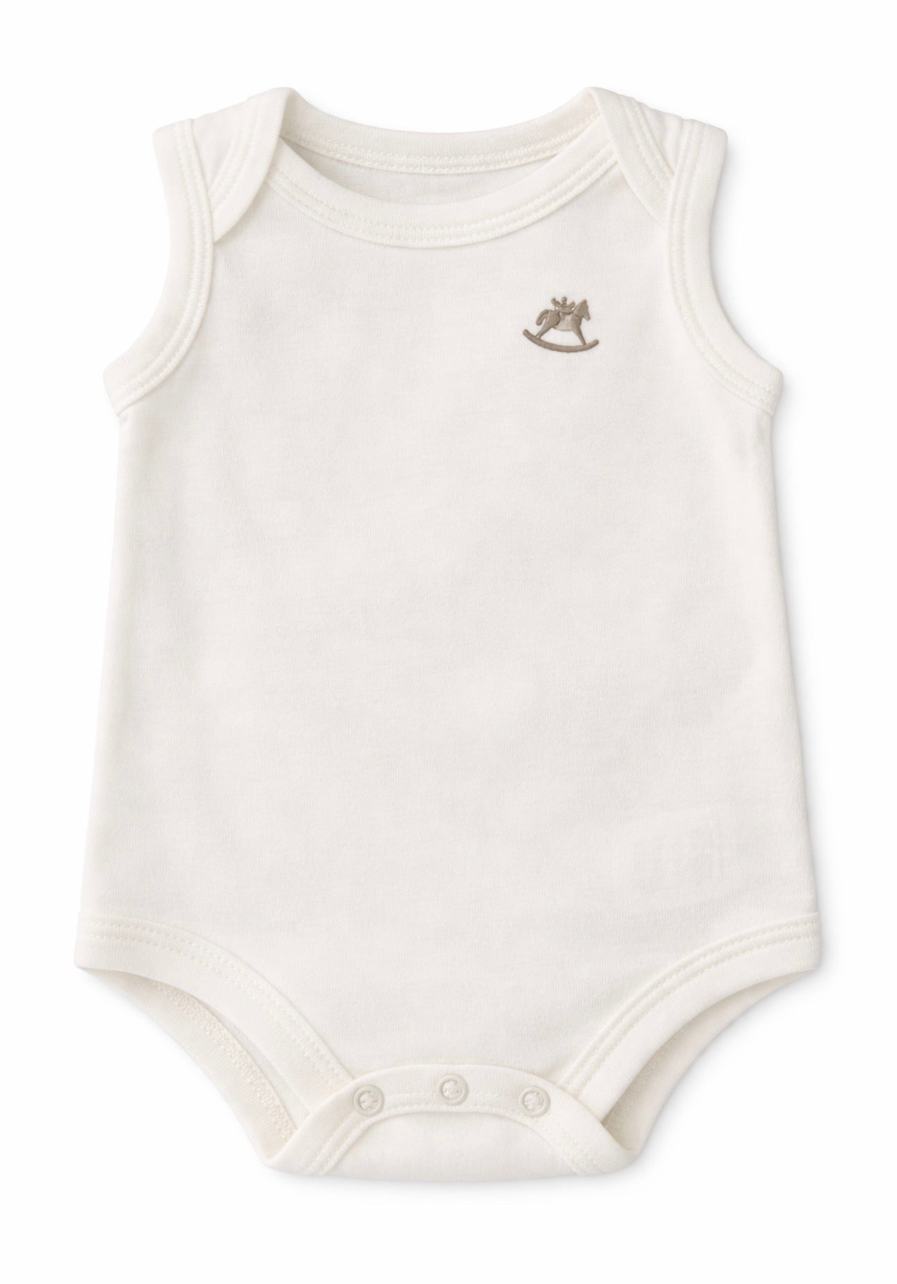 Up Baby Pima Cotton Snap Onesie