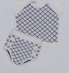 Rahigo Navy & White Knit 2-Piece Boys Set | Classic European Short Set