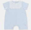 Pastel Blue Interlock Cotton Baby Romper – Cloud Collection