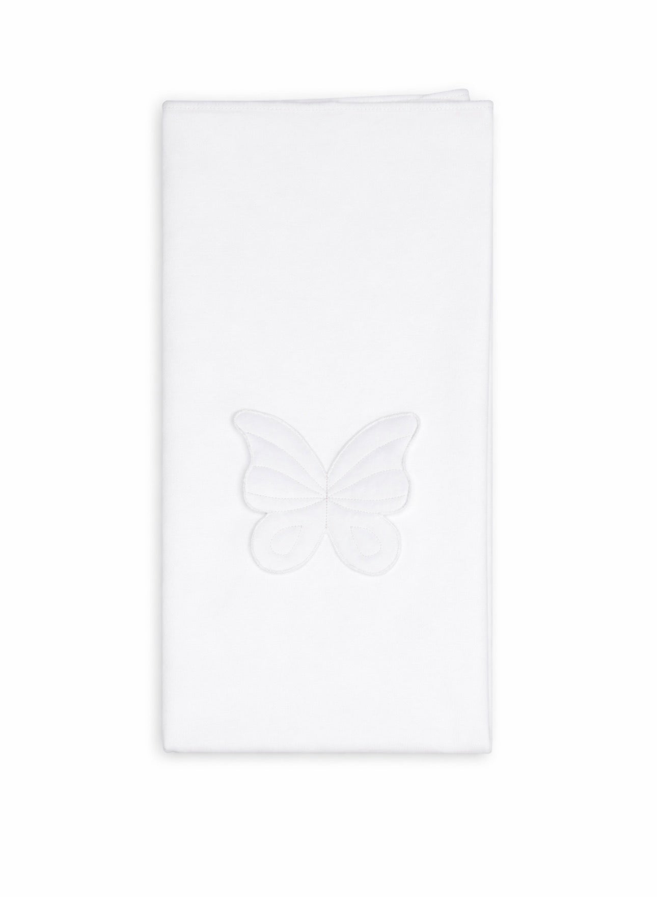 Baby Gi Butterfly Blanket – Classic Baby Carriage Blanket-White