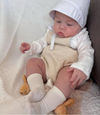 Meia Pata Kneesocks With Plush Rabbit-White