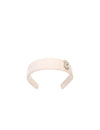 Deolinda Blush Ballet Jeweled Tweed Headband