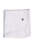 Baby Gi Lace Detail Receiving Blanket