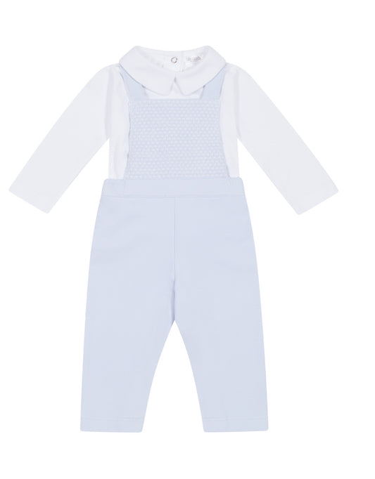 Boys Overall & Matching Top - Blue