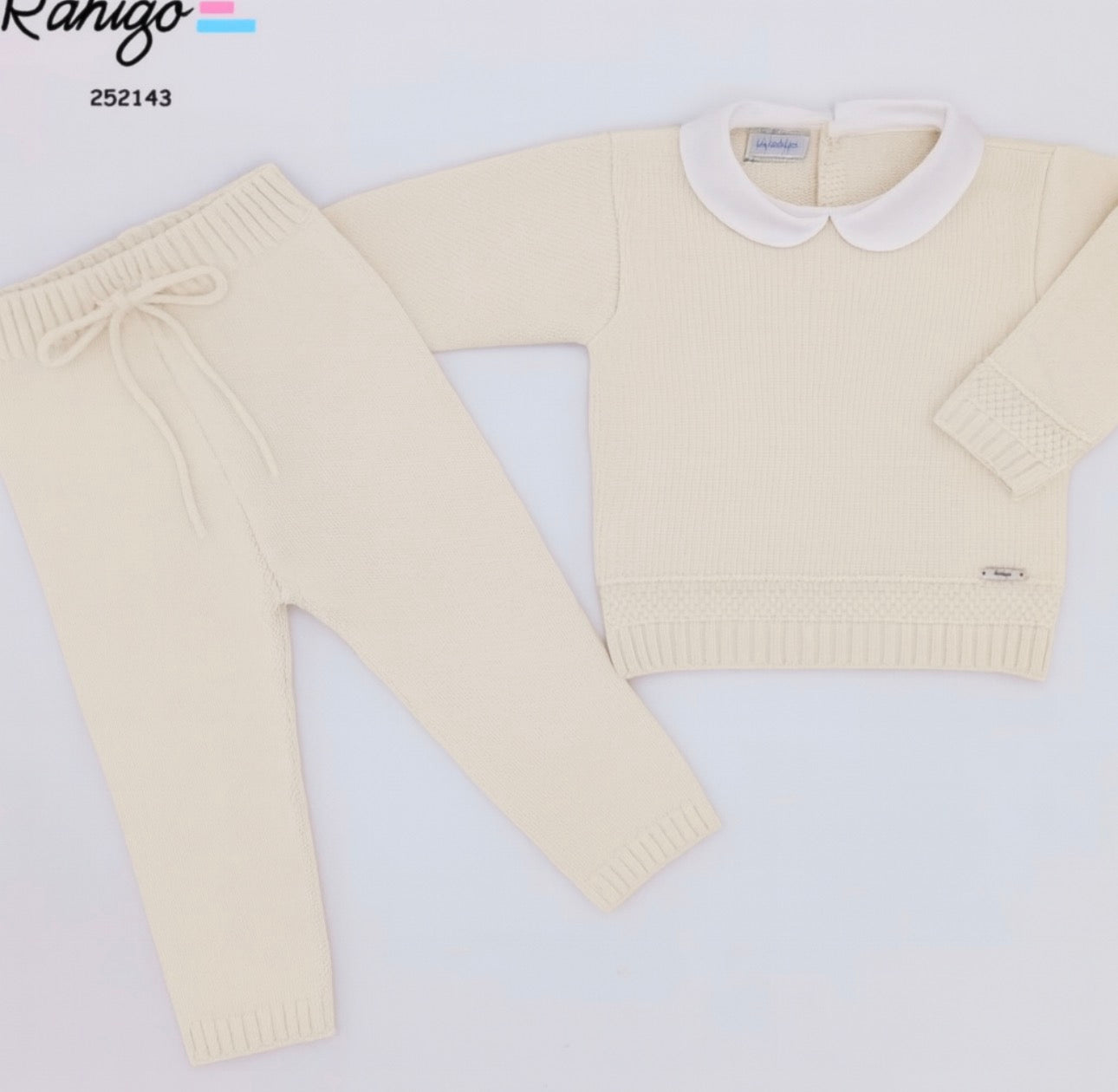 Rahigo Ivory Knit Set for Boys