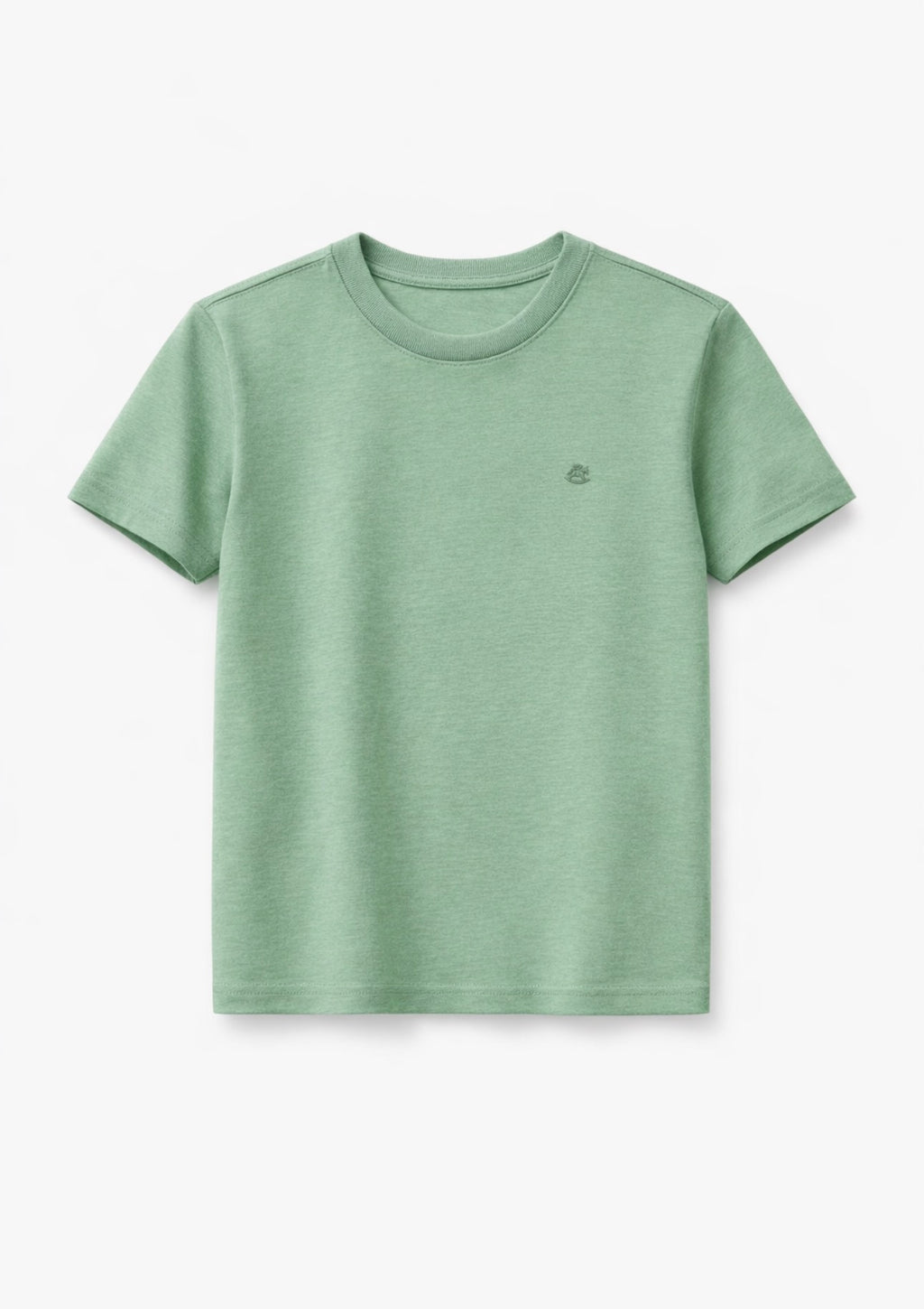 Mint Green Classic Cotton Boys Tee | Soft Everyday Luxury Shirt