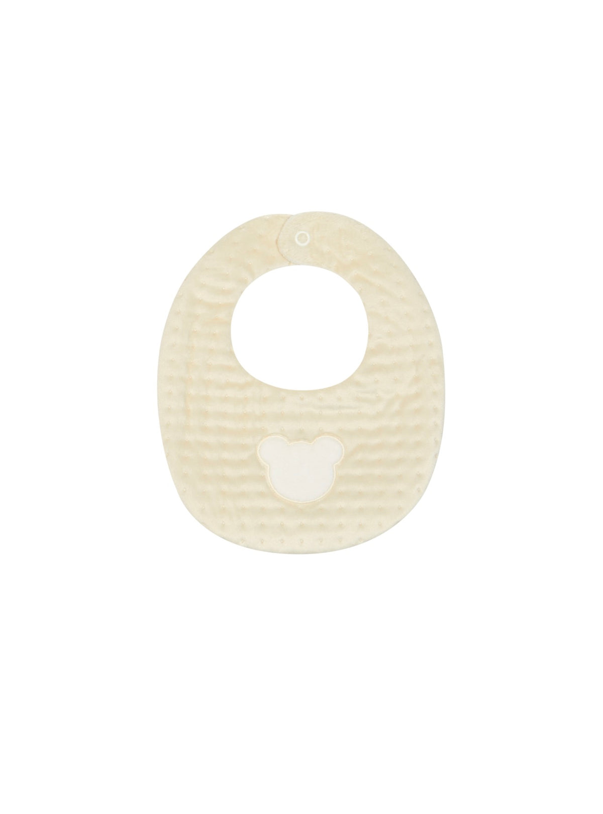 Deolinda Ivory Teddy Bear Bib