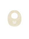 Deolinda Ivory Teddy Bear Bib