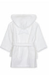 Baby Gi Heavenly Angel Wings Hooded Bathrobe — Pure White