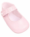 Baby Pink Nappa Leather Mary Jane Baby Shoes