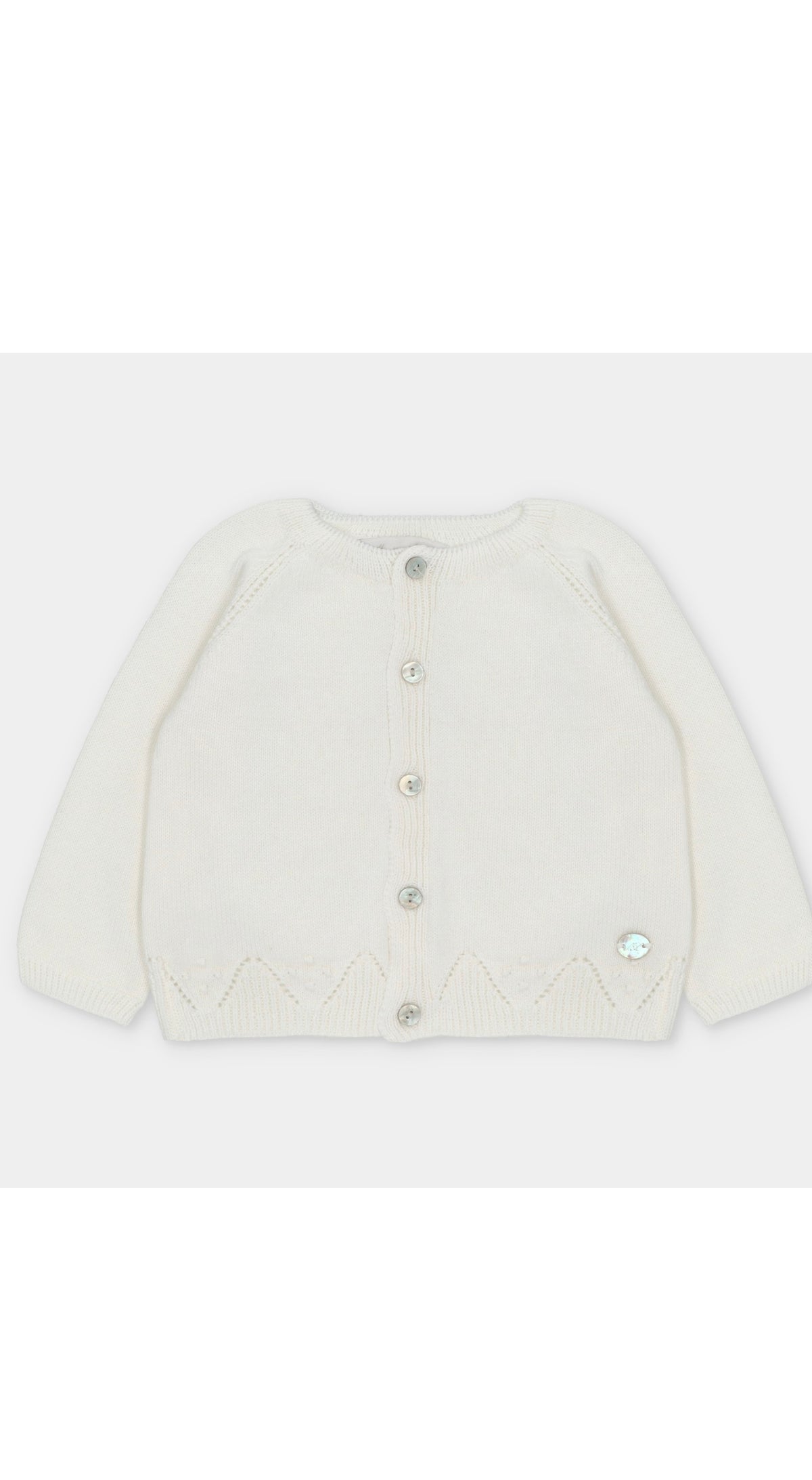 Martin Aranda Ivory Knit Cardigan