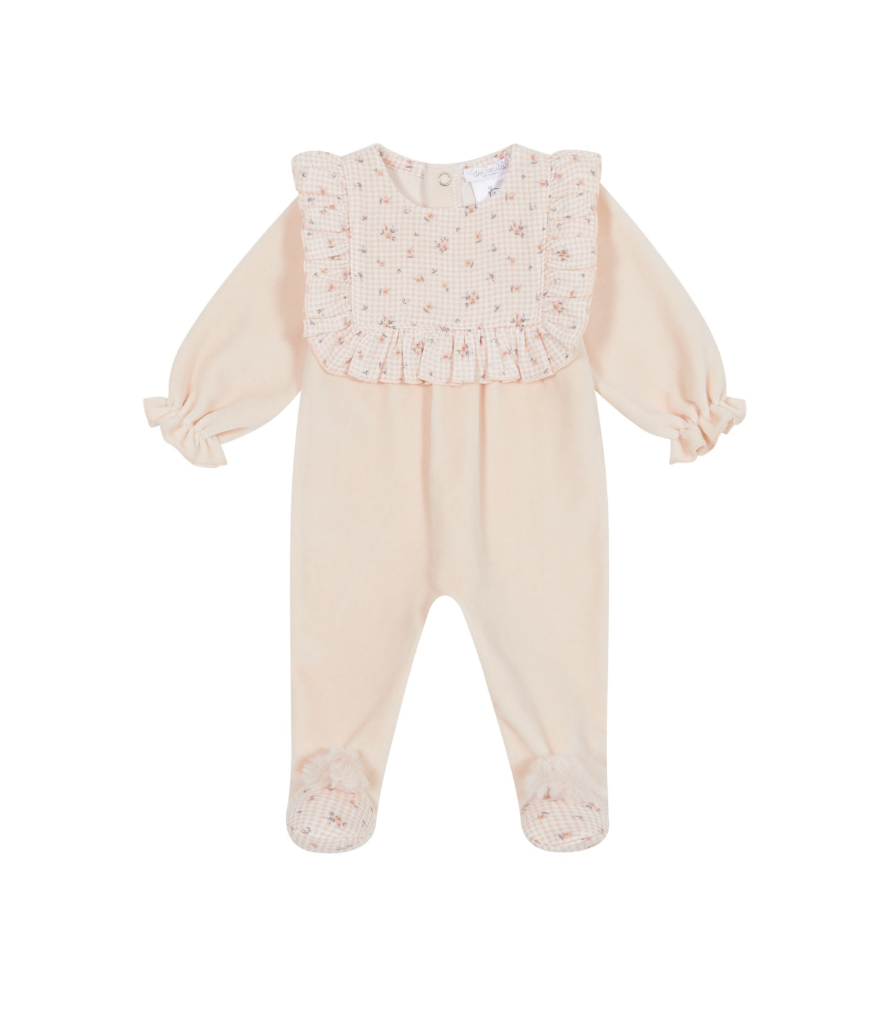 Girls Peachs & Cream Valore Baby Grow