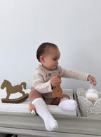 Meia Pata White Teddy Bear Sock