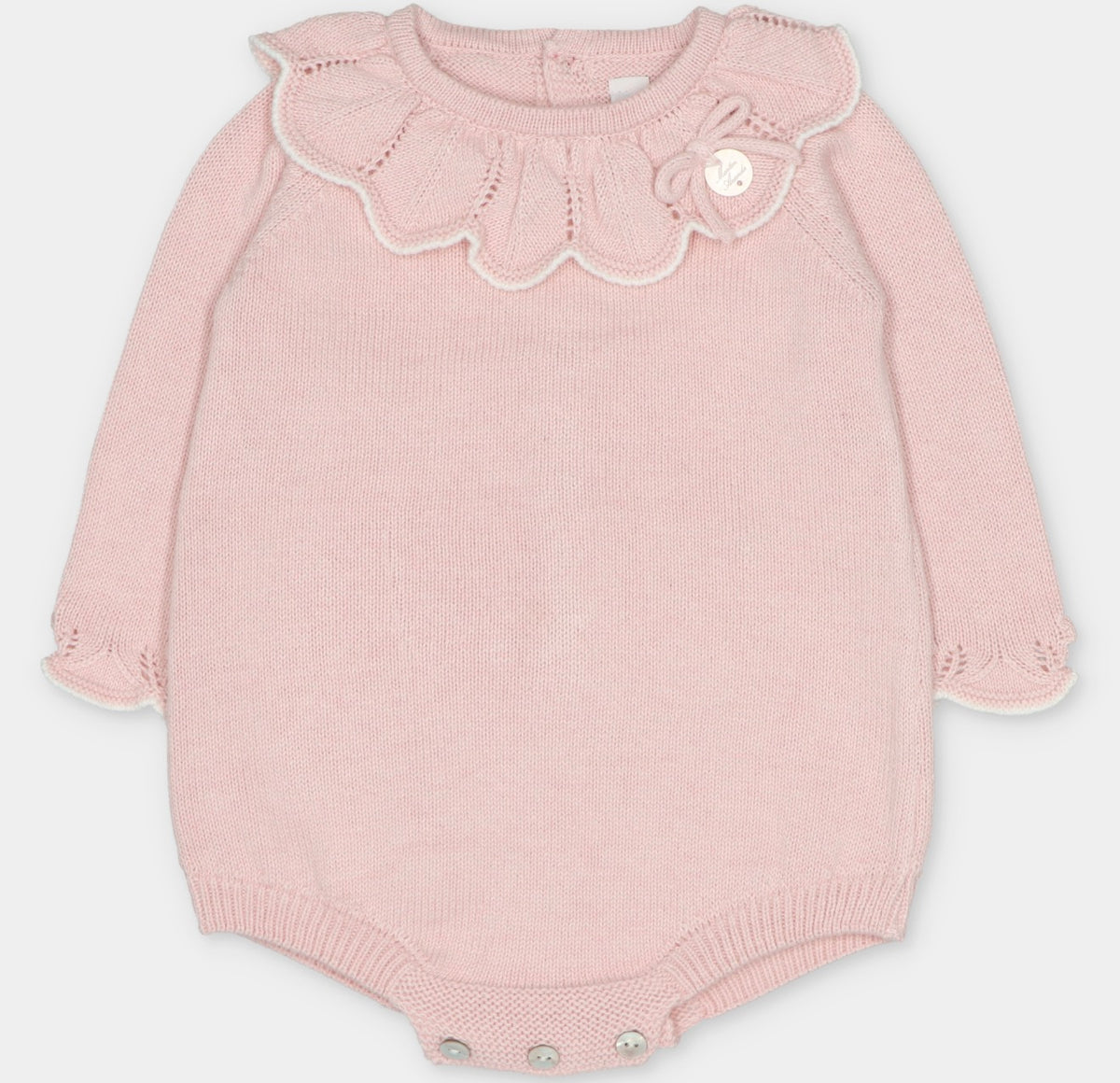 🌸 Martin Aranda Baby Pink Knit Romper