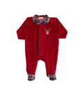 The Velour Prancer Boys Footie-By Baby Gi