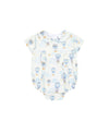 Blue Balloon Print Baby Romper