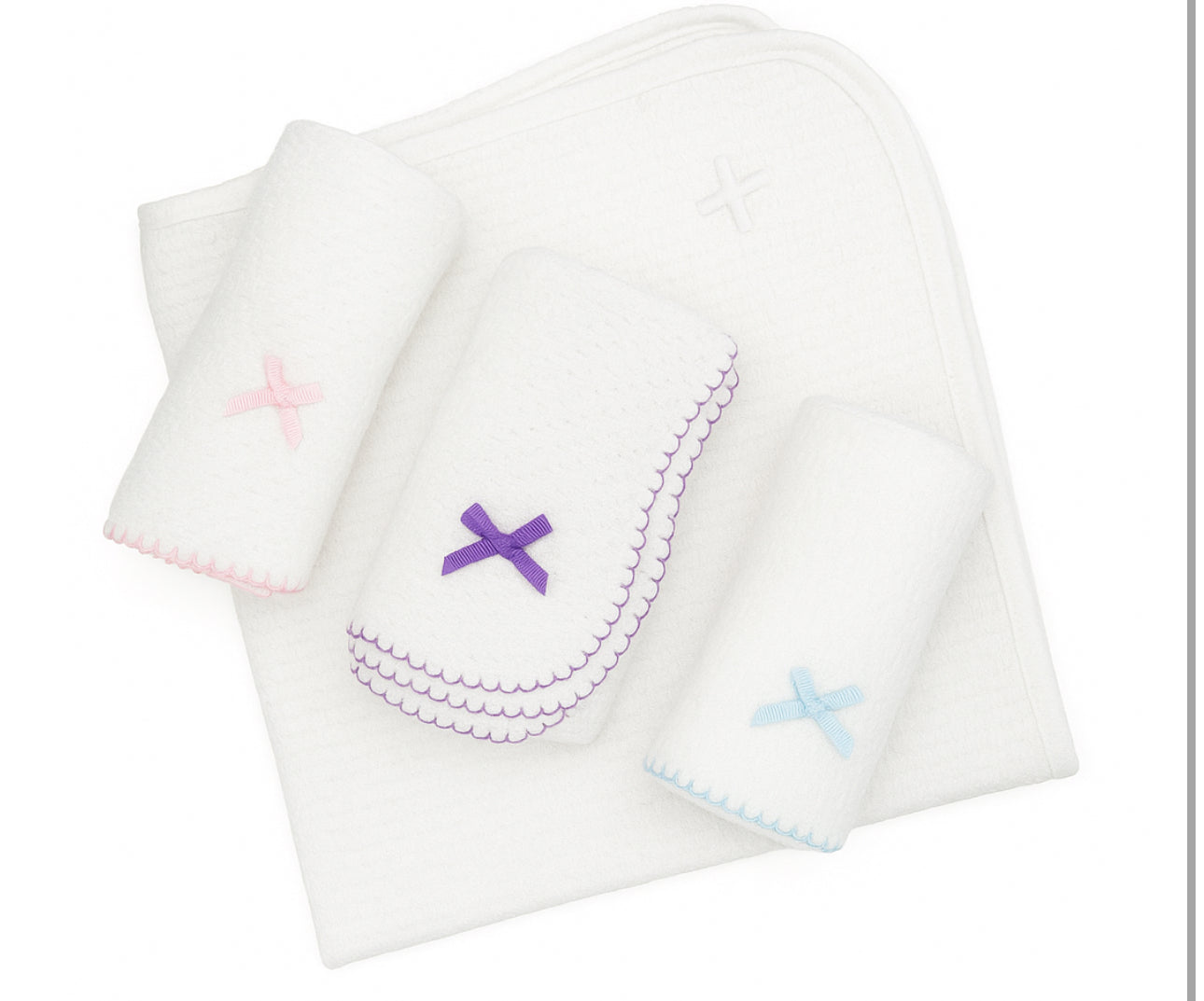 Paty Knit Receiving Blanket