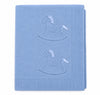 Dr. Kid Baby Blue Rocking Horse Knit Blanket