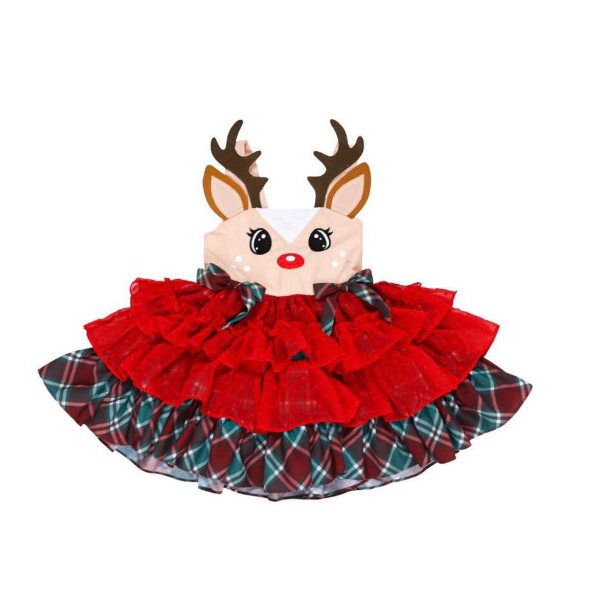 Be Girl Prancer Reindeer Tutu Dress | Holiday Pre-Order