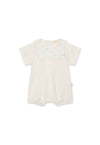 Baby Gi Anchor Romper – Cream & Blue | Classic Baby Boy Outfit