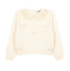 Dr. Kid Ivory Pom-Pom Knit Sweater