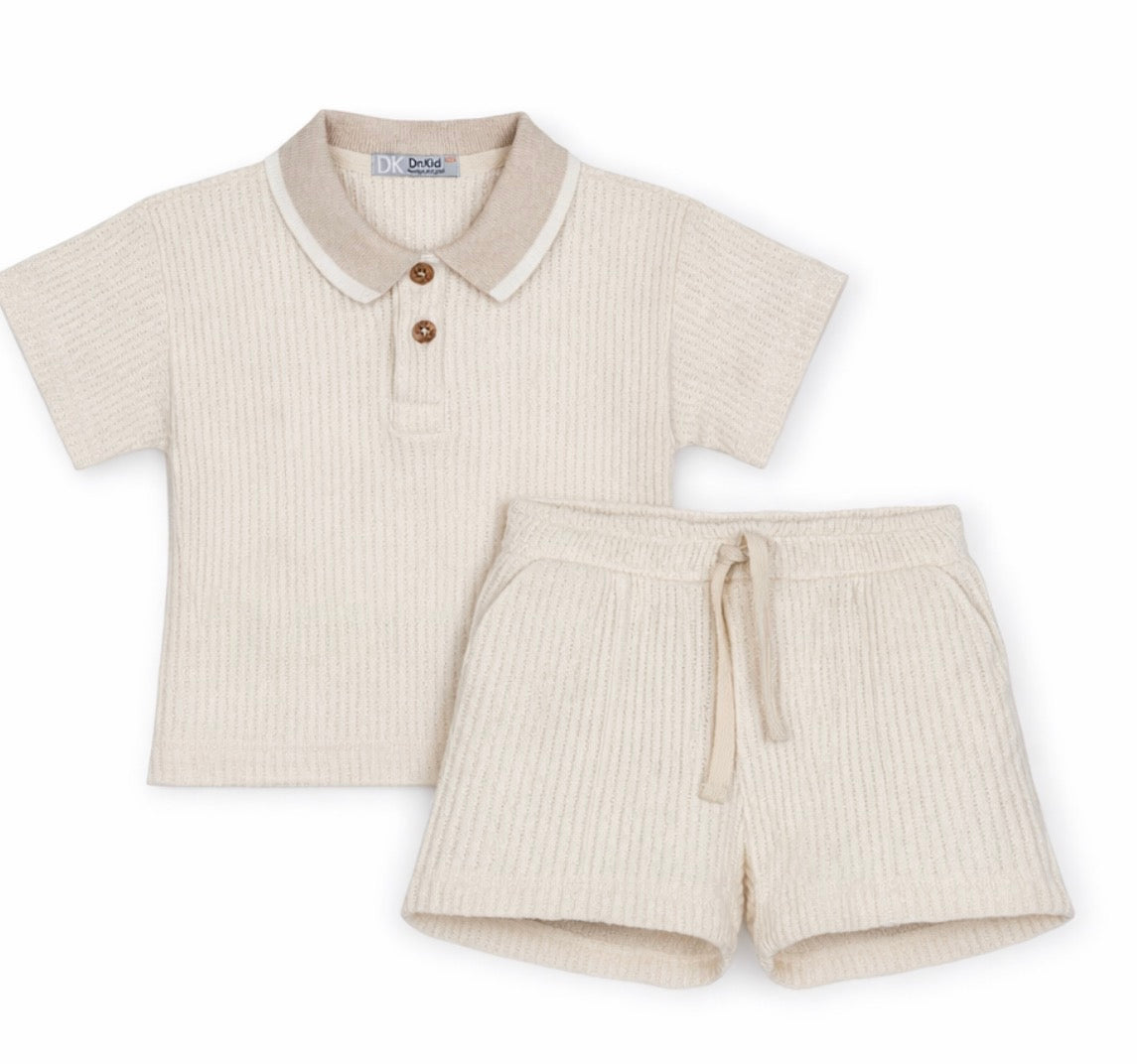 Essential Cream Knit Two-Piece Set