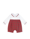 Deolinda Classic Christmas Tartan Baby Romper