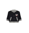 Baby & Toddler Boy Black Knit Varsity Jacket