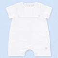 Pure White  Interlock Cotton Baby Romper – Cloud Collection