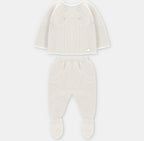 Knit Sweater & Footed Leggings Set – 3 Piece Baby Outfit | Ottawa Collection