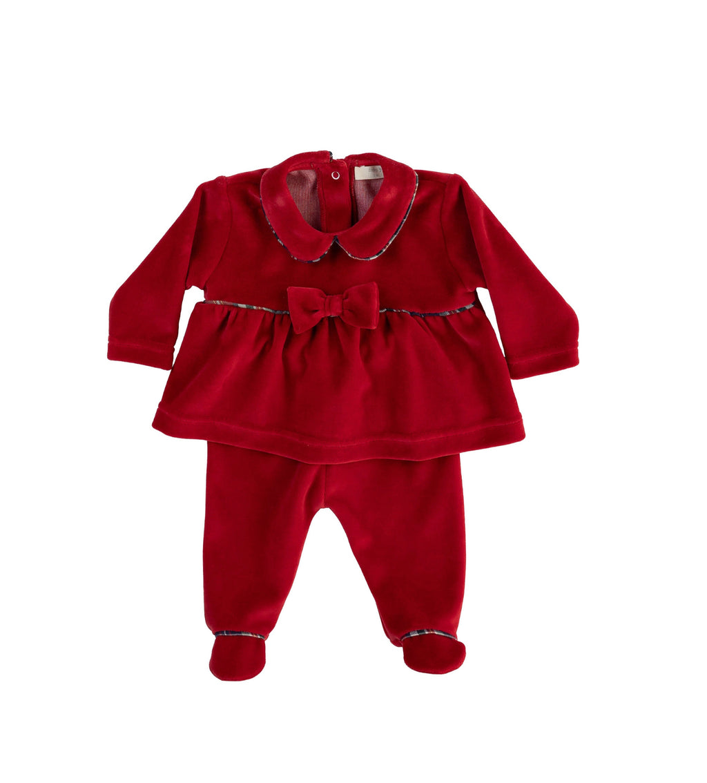 Girls Velour Holiday Two-Piece-Baby Gi
