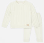 Martin Armando Classic Cable Knit Set – Off White