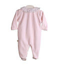 Baby Gi  ruffled  Baby Grow     -Pink