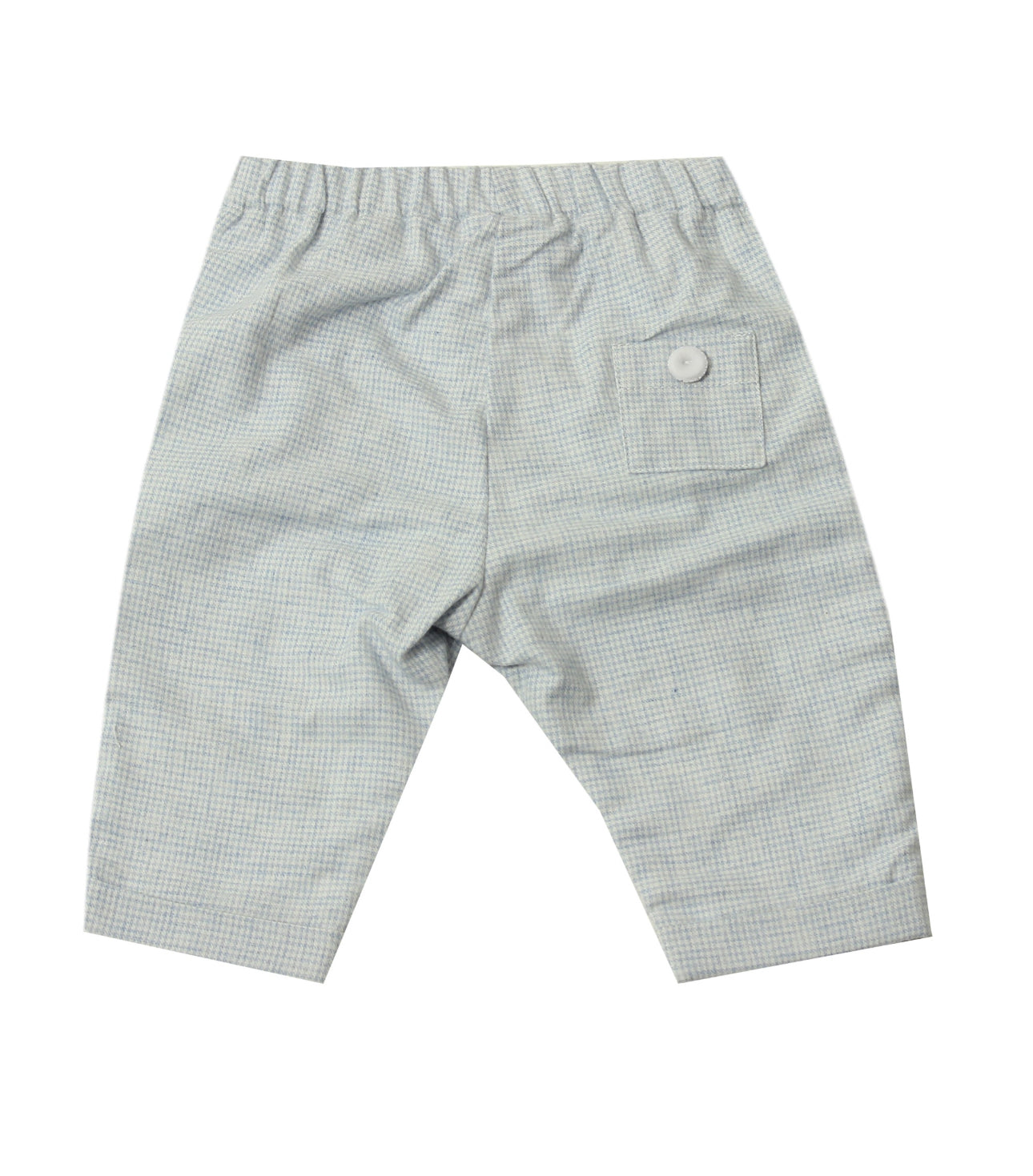 Dr Kid Boys Pants-Light Blue Check