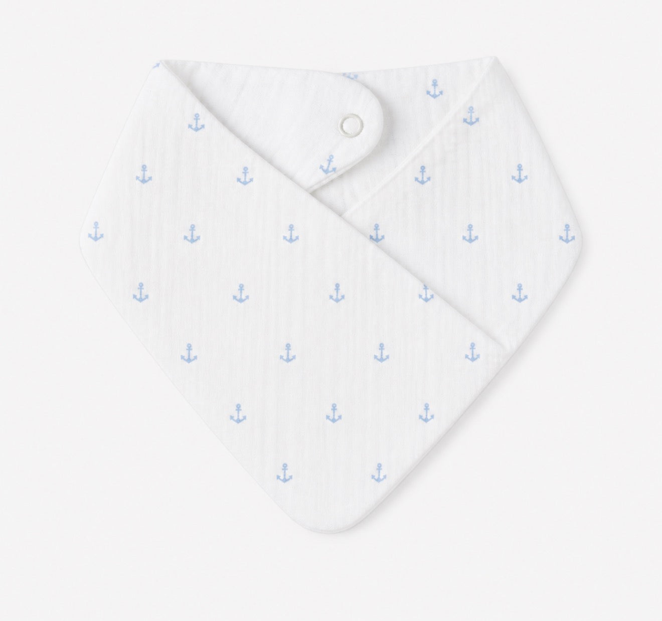 Baby Gi Blue Anchor Muslin Bandana Bib