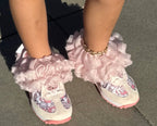 The celebration Lux Ruffle Sock – Limited Edition-Pink