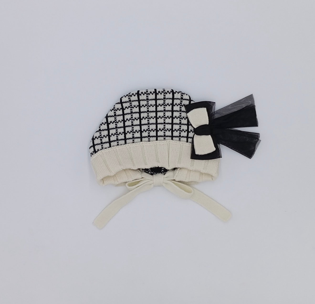 Rahigo AW26 | Ivory & Noir Signature Bonnet