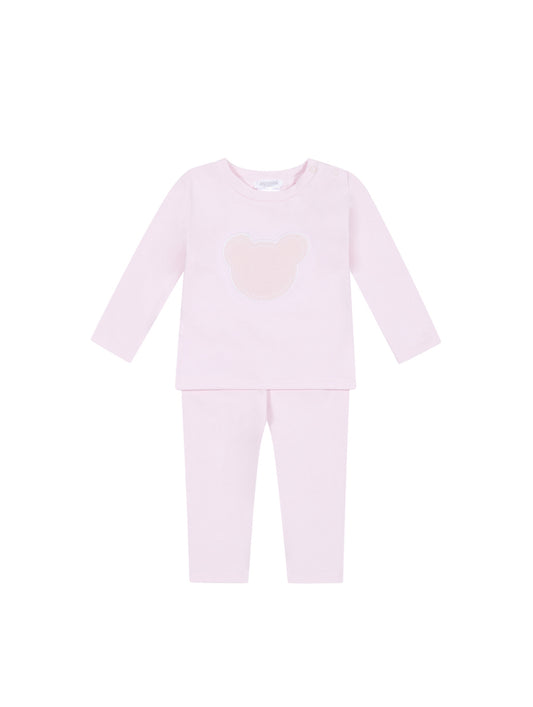 Pink cotton Jogging 2 Pc Set