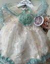 The D-Alli Daisy Romper In Mint Green