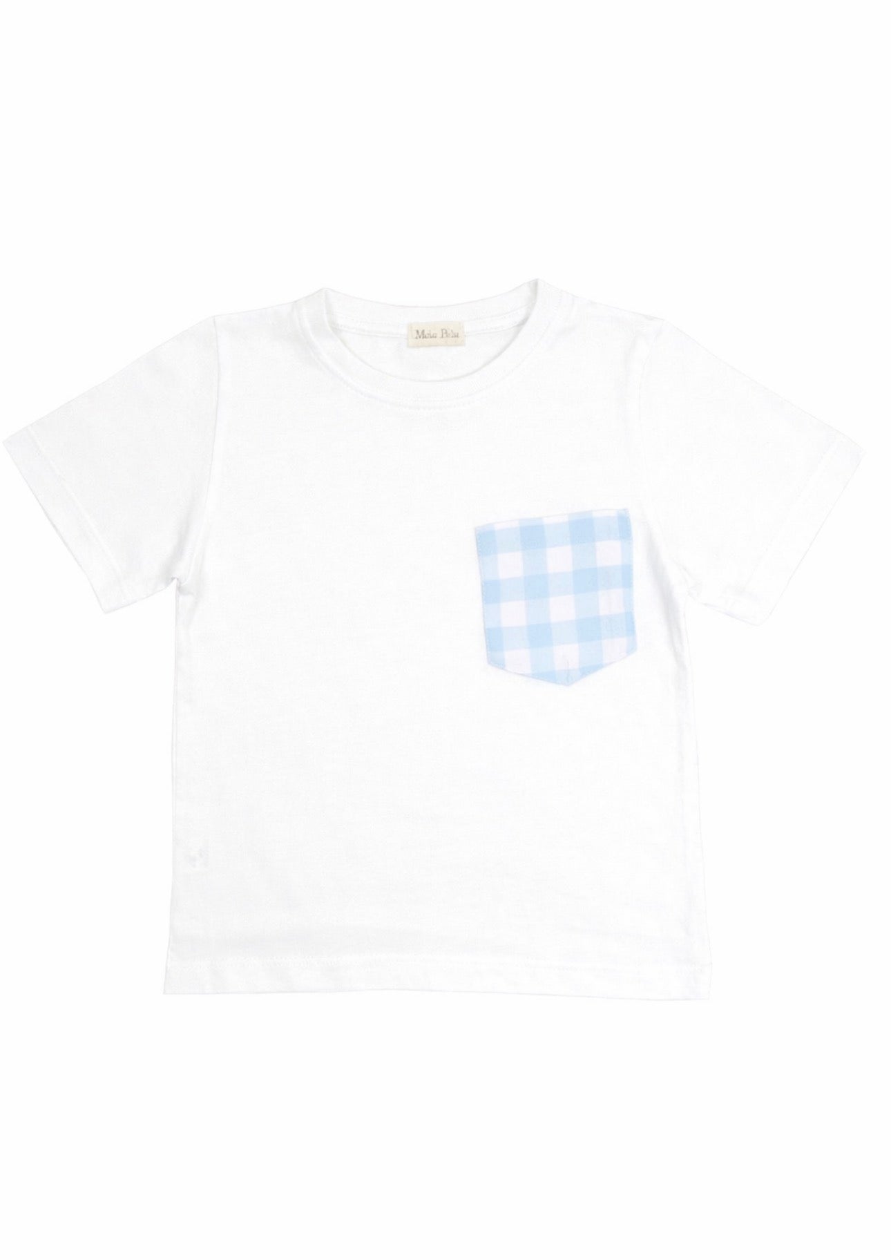 Boys Chess Blue Pocket Tee