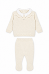 Dr. Kid Ivory Knit Collar Set