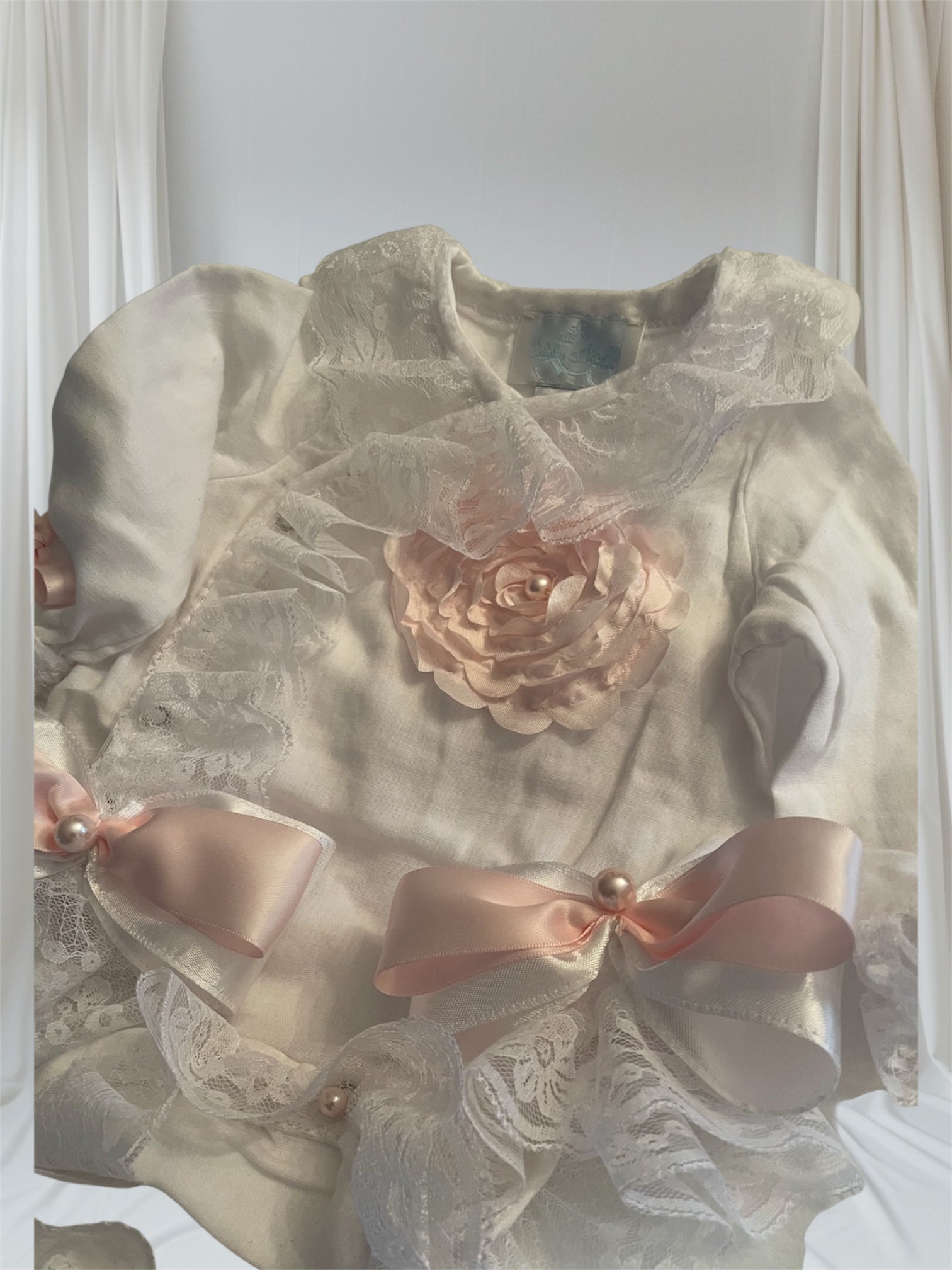 Bella in Bloom– Luxe  Infant Long Sleeve Onesie from Collection D-Alli