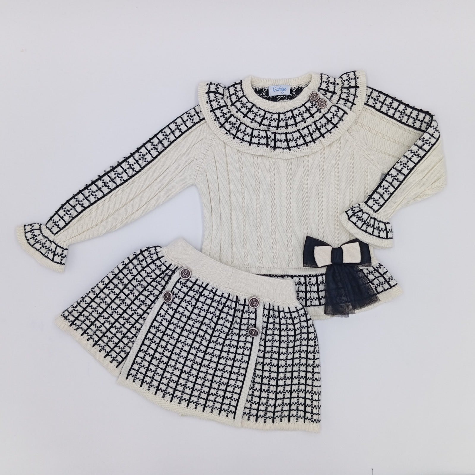 Girls Sweater & Skirt Set