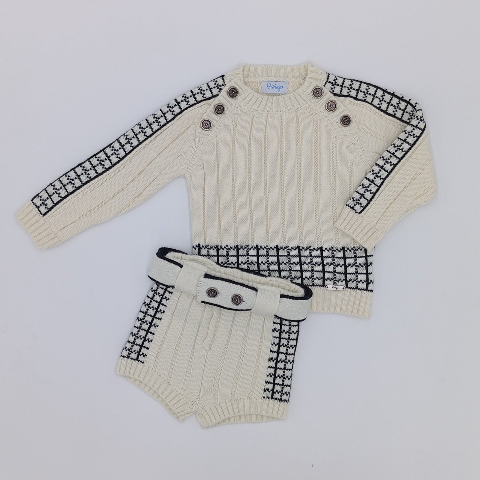 Boys Knitted Short Set