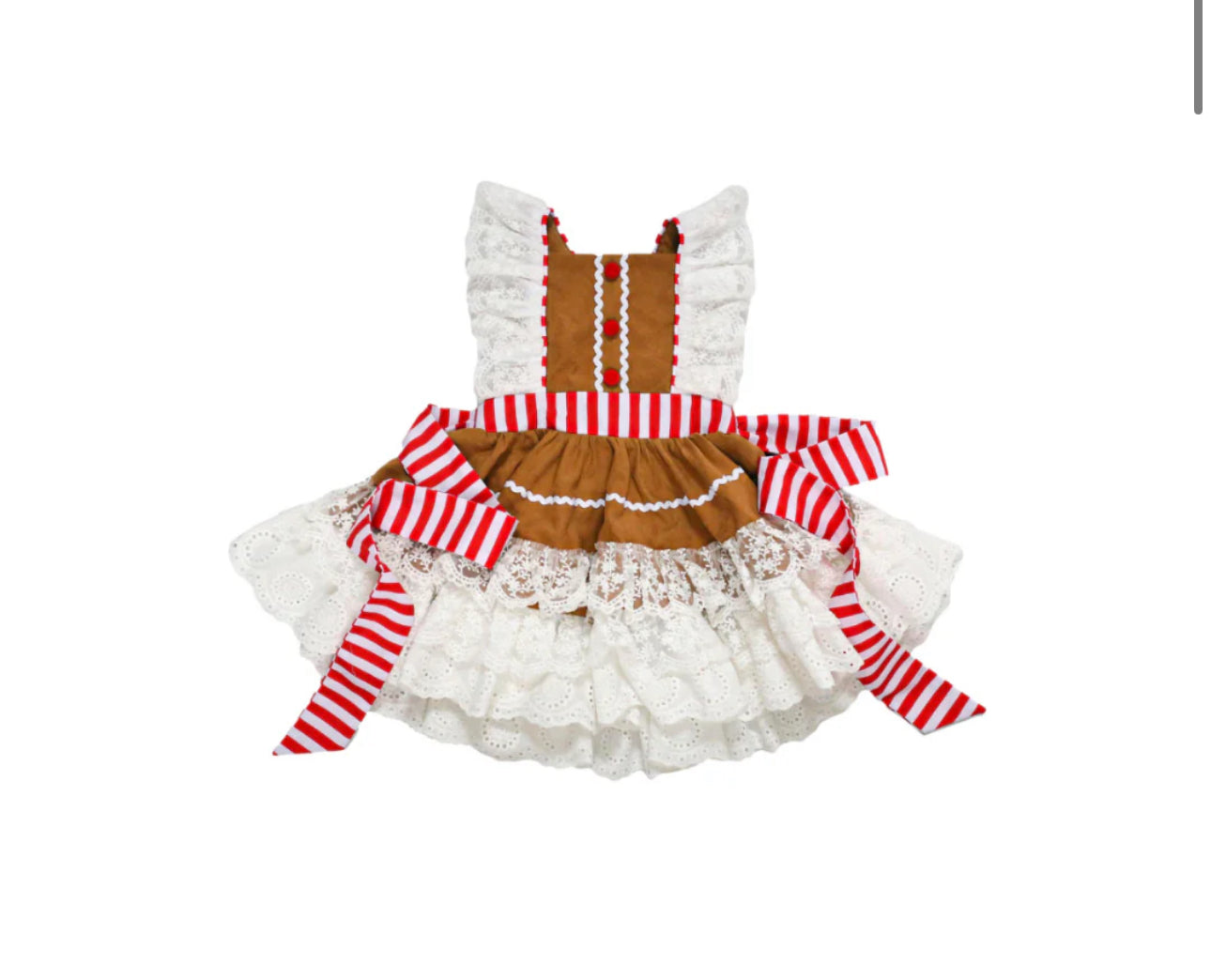 Be Girl “Gingerbread” Holiday Dress-PRE ORDER