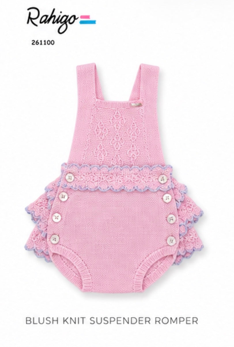 Lavender Love Knit Suspender Romper 💜