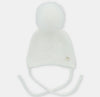 Martin Aranda Ivory Draylon Knit Pom Hat – Baby to Toddler