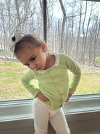 Martin Aranda   Spring Cardigan-Limeade